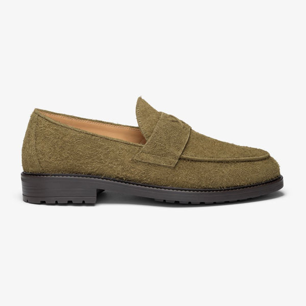 del toro shoes Men's Antelope Textured Suede Lug Centesimo Antelope Textured Suede