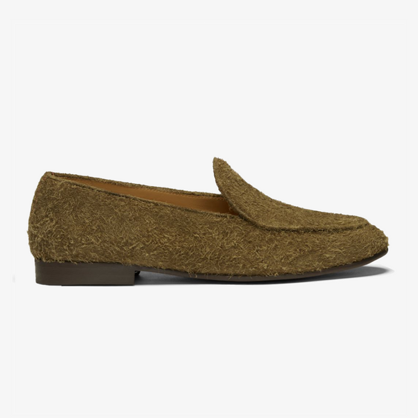 del toro shoes Men's Antelope Textured Suede Milano Loafer Antelope Textured Suede