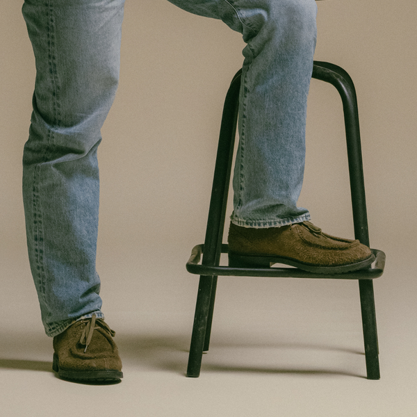 Del Toro Shoes Men's Antelope Textured Suede Tuscan Derby Boot Antelope Textured Suede