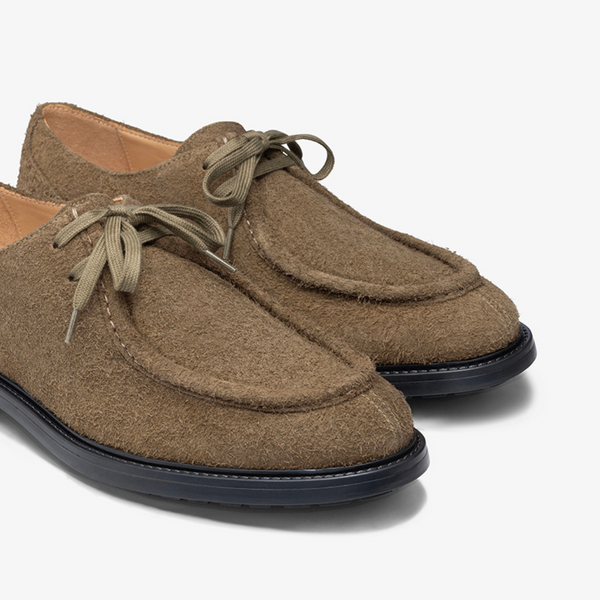 Del Toro Shoes Men's Antelope Textured Suede Tuscan Derby Boot Antelope Textured Suede