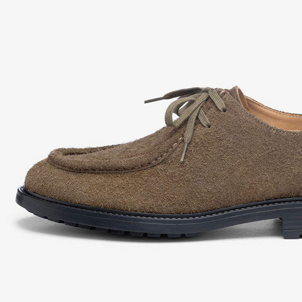 Del Toro Shoes Men's Antelope Textured Suede Tuscan Derby Boot Antelope Textured Suede