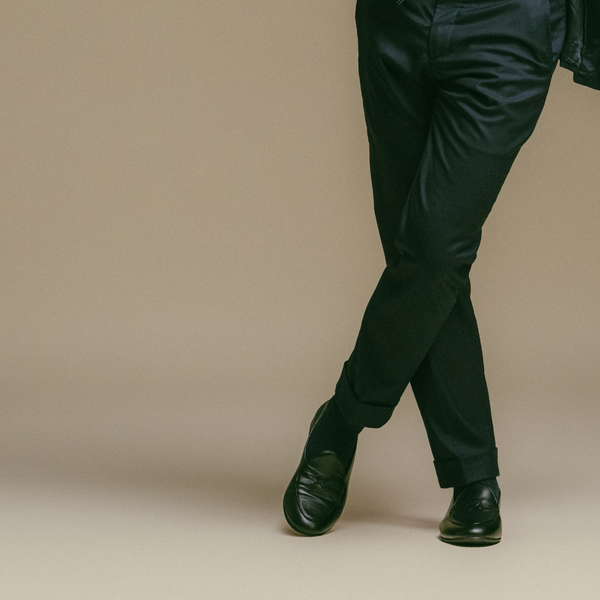 Del Toro Shoes Men's Black Leather Milano Loafer Black Leather