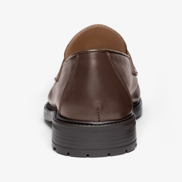 Del Toro Shoes Men's Brown Leather Lug Centesimo Brown Leather