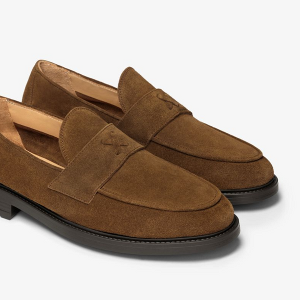 Del Toro Shoes Men's Brown Suede Lug Centesimo Brown Suede