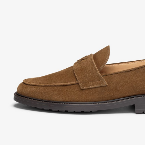 Del Toro Shoes Men's Brown Suede Lug Centesimo Brown Suede
