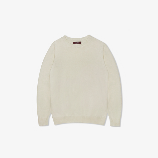 del toro shoes Men's Classic Crewneck Sweater - Vintage White Vintage White