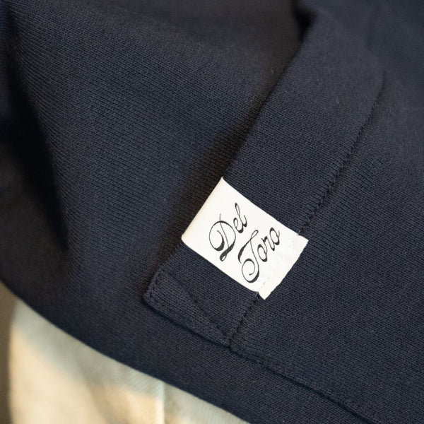 Del Toro Shoes Men's Jersey Knit Loafer Jacket - Navy Navy