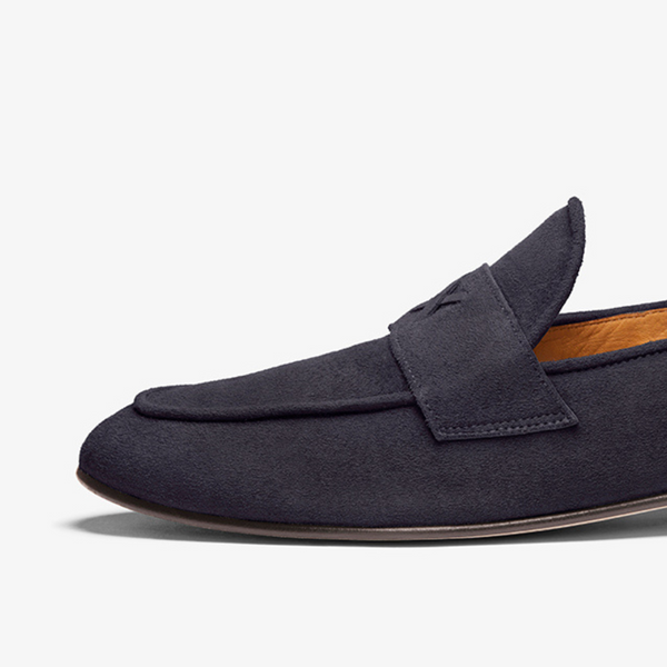 Del Toro Shoes Men's Navy Suede Centesimo Navy Suede