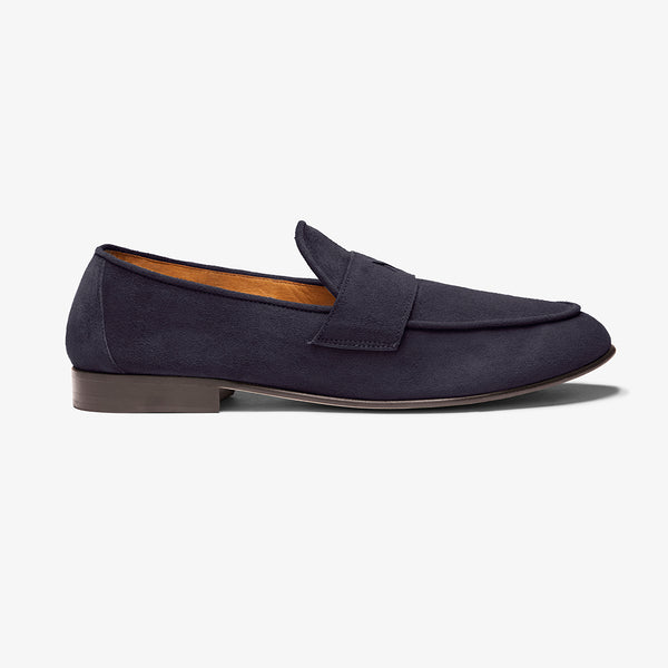 del toro shoes Men's Navy Suede Centesimo Navy Suede