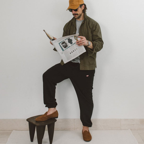 Del Toro Shoes Men's Retro Gym Sweatpants - Black Black