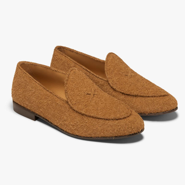 Del Toro Shoes Men's Teddy Textured Suede Milano Loafer Teddy Textured Suede