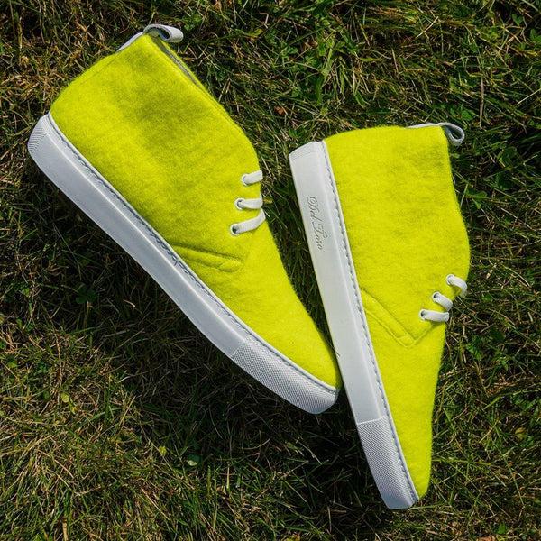 del toro shoes Men's Tennis Ball Felt Chukka Tennis Felt