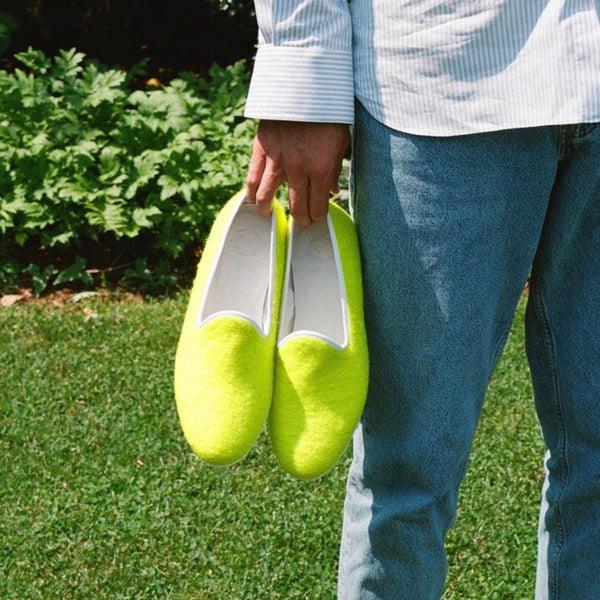Del Toro Shoes Men's Tennis Ball Felt Slipper Tennis Felt