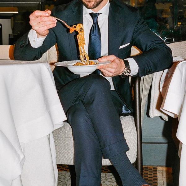 Del Toro Shoes White Cotton Pocket Square White Cotton