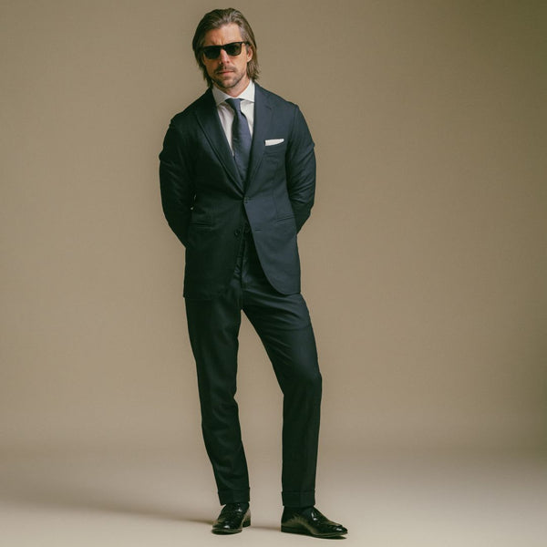 Del Toro Shoes White Cotton Pocket Square White Cotton