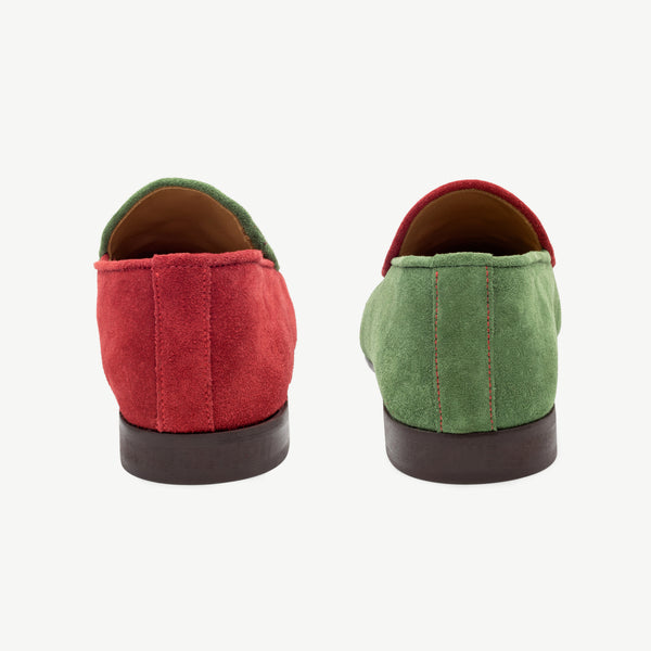 Del Toro Shoes Women's Bandiera Color Block Milano Loafer Bandiera Colorblock