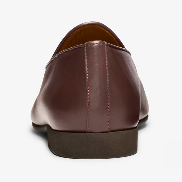 Del Toro Shoes Women's Brown Leather Milano Loafer Brown Leather