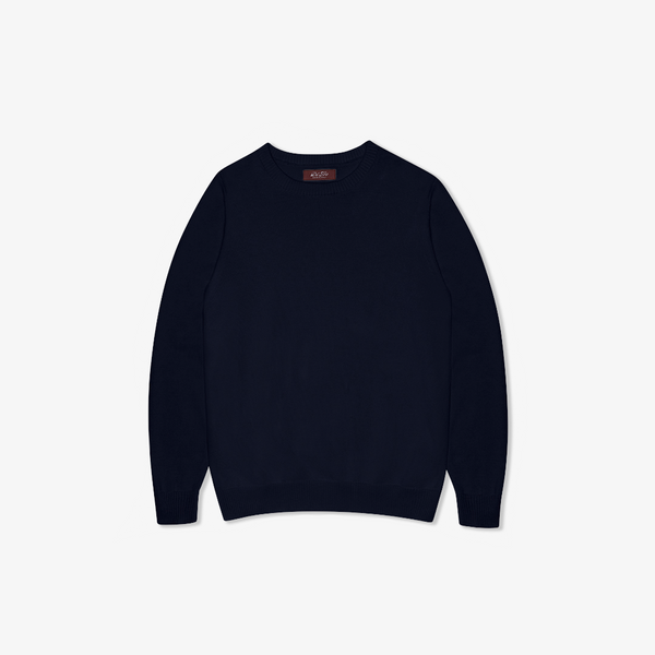 del toro shoes Women's Classic Crewneck Sweater - Navy Navy