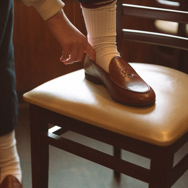Del Toro Shoes Women's Light Brown Leather Milano Loafer Light Brown Leather