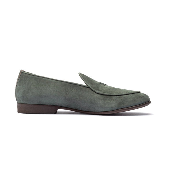 del toro shoes Women's Pine Suede Milano Loafer Pine Suede