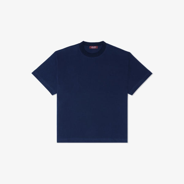 del toro shoes Women's Tonal Embroidered Tee - Navy Navy