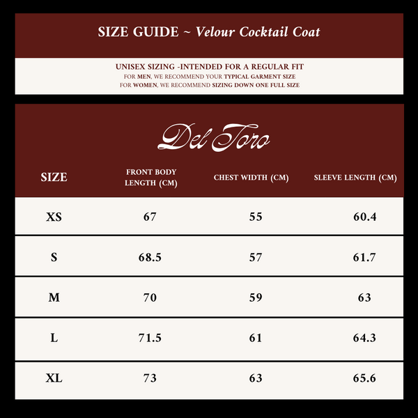 Del Toro Shoes Women's Velour Cocktail Coat - Black Black