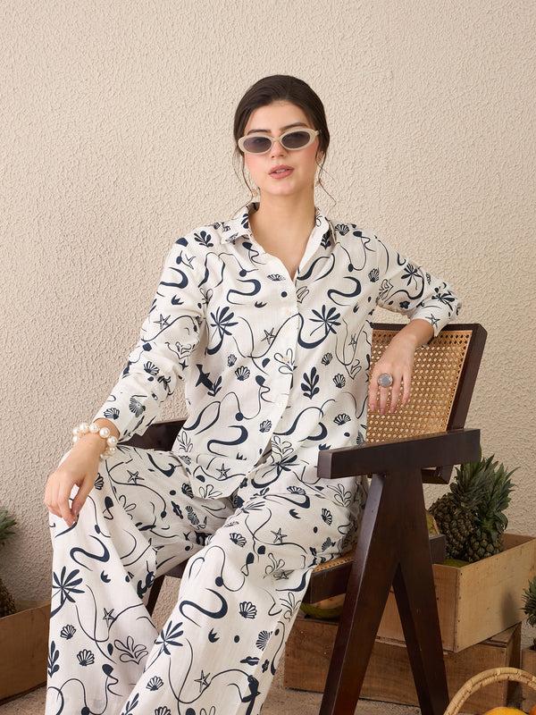 Delan Abstract Bloom Co-ord Set