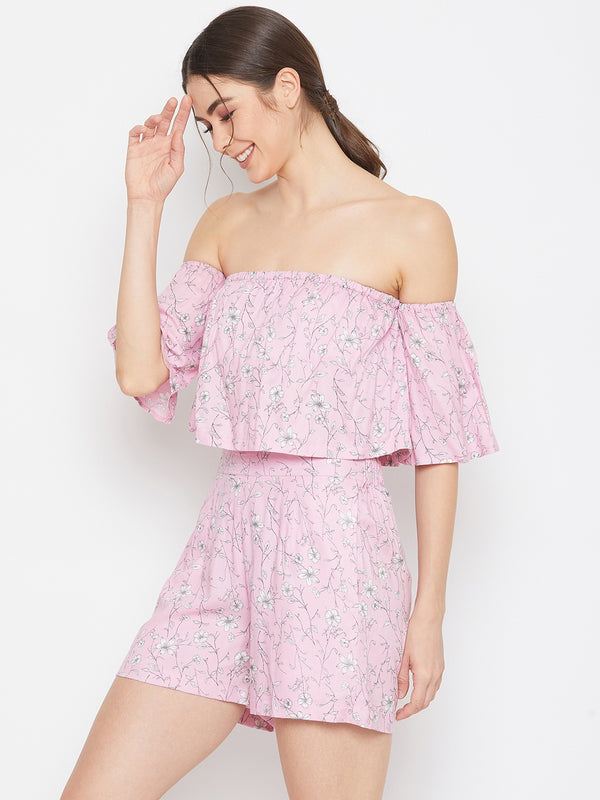 Delan Blossom Charm Floral Co-ord Set