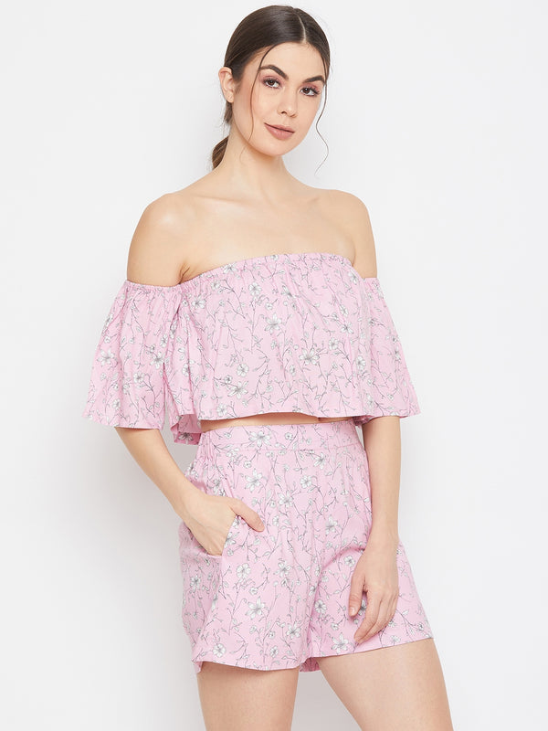 Delan Blossom Charm Floral Co-ord Set