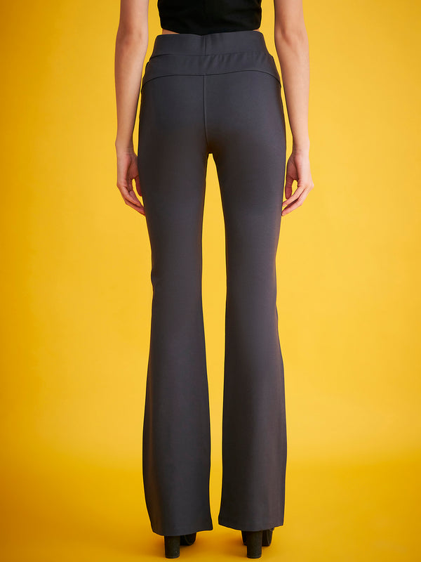 Delan Bootcut Solid Tregging