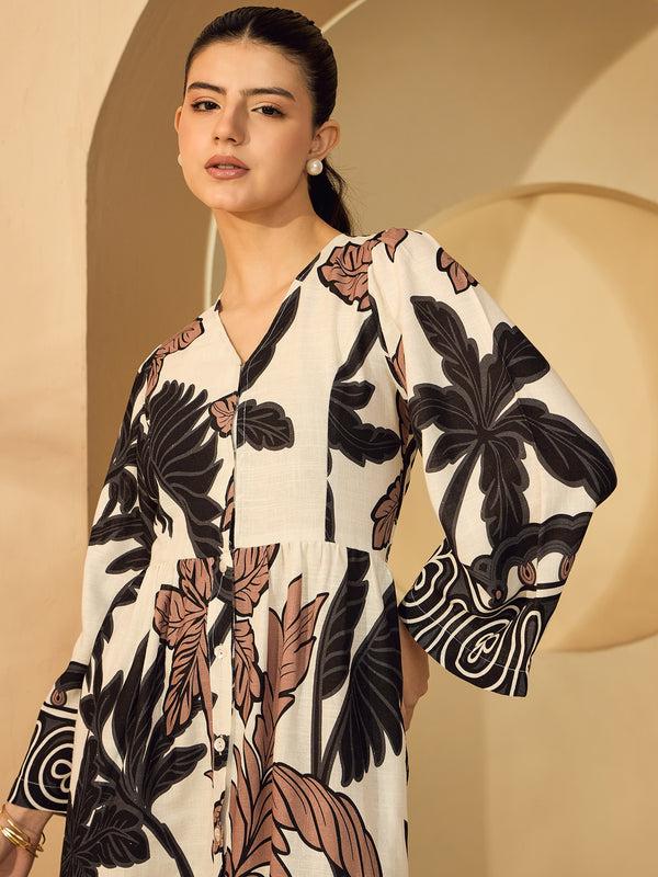 Delan Desert Bloom Maxi Dress