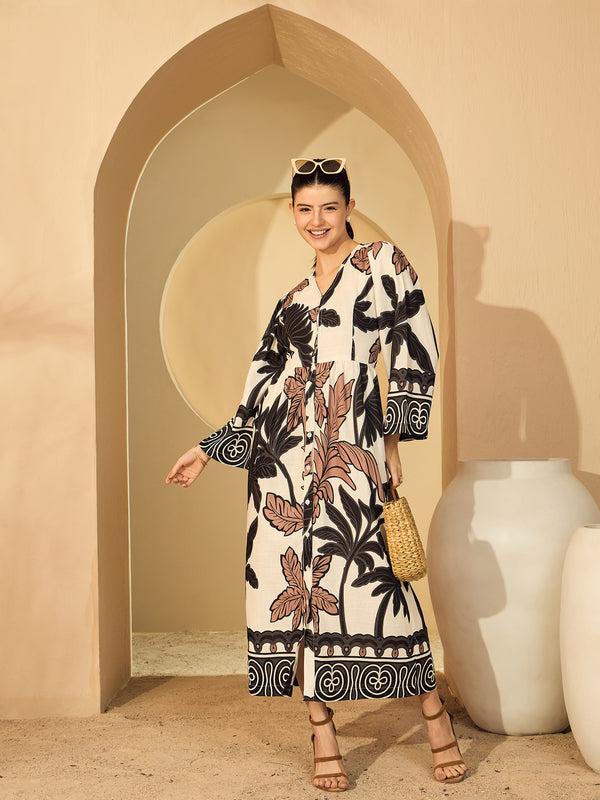 Delan Desert Bloom Maxi Dress