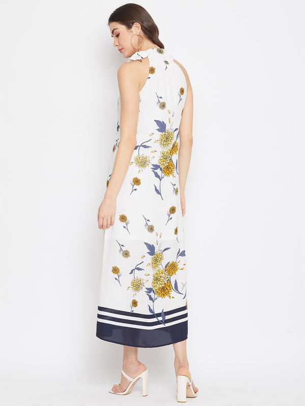 Delan Ethereal Bloom Floral Maxi Dress