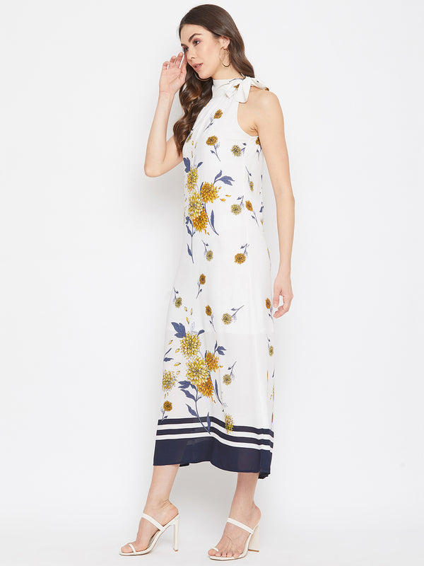 Delan Ethereal Bloom Floral Maxi Dress