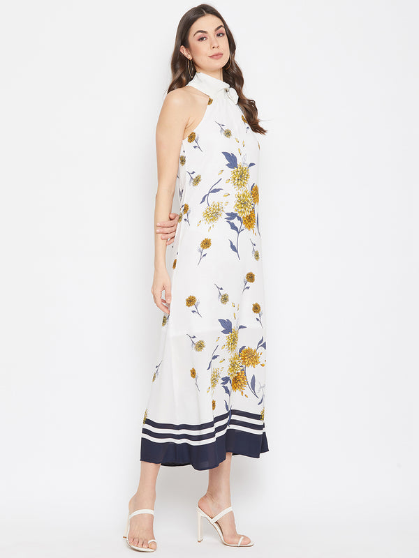 Delan Ethereal Bloom Floral Maxi Dress