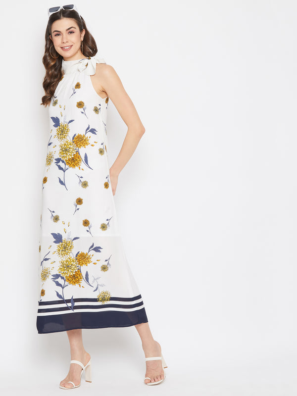 delan Ethereal Bloom Floral Maxi Dress