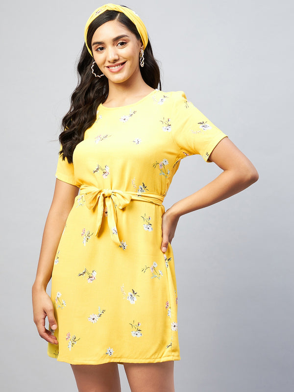 Delan Floral Printed Dress