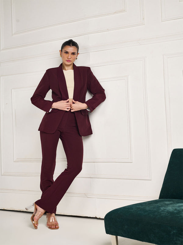 Delan High Waist Bootcut Trouser