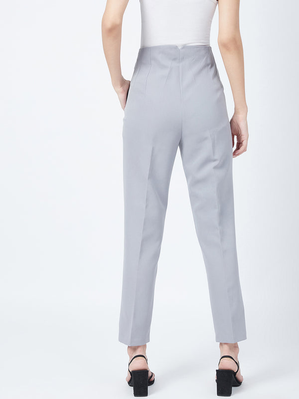 Delan High Waist Pleated Trouser