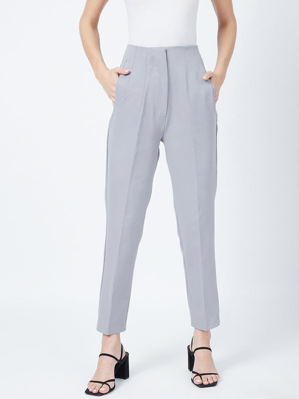 delan High Waist Pleated Trouser