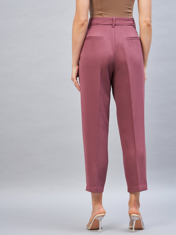 Delan High Waist Slim Fit Trouser