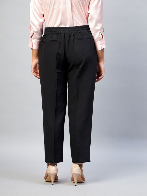 Delan High Waist Trouser With Button
