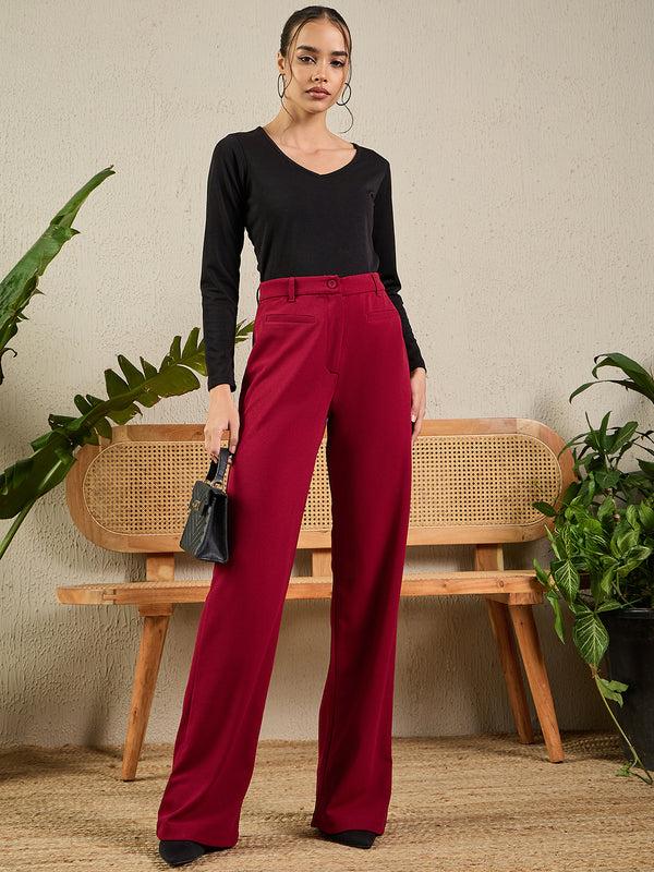 Delan High Waist Wide Leg Trouser