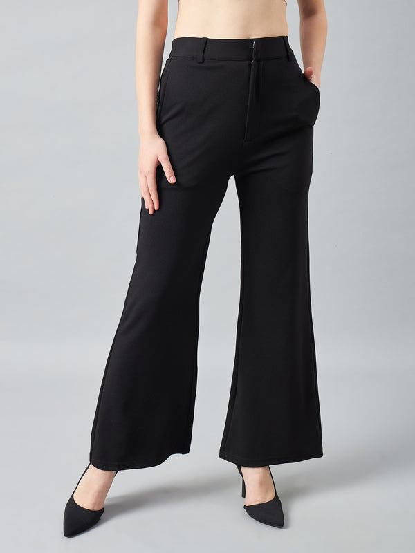 Delan High Waist Wide Leg Trousers