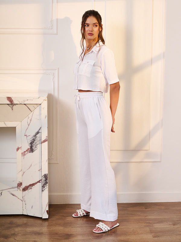 Delan High Waisted Flowing Pants