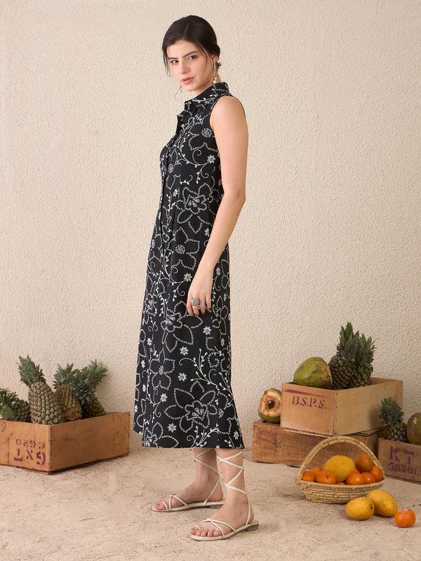 Delan Nightgarden Midi Dress