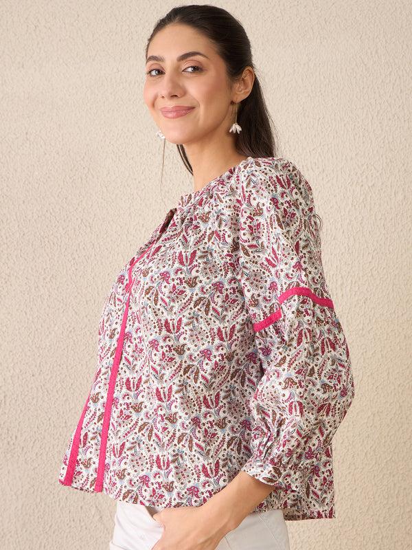Delan Rosebay Bloom Blouse