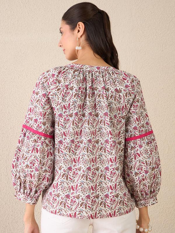 Delan Rosebay Bloom Blouse