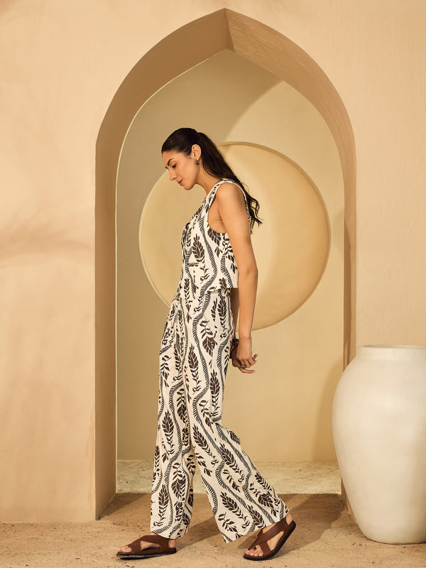 Delan Rust Mirage Co-ord Set