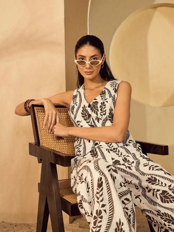 Delan Rust Mirage Waistcoat